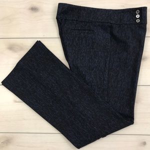Anne Klein Size 8 Black/ Mystic Blue Trousers